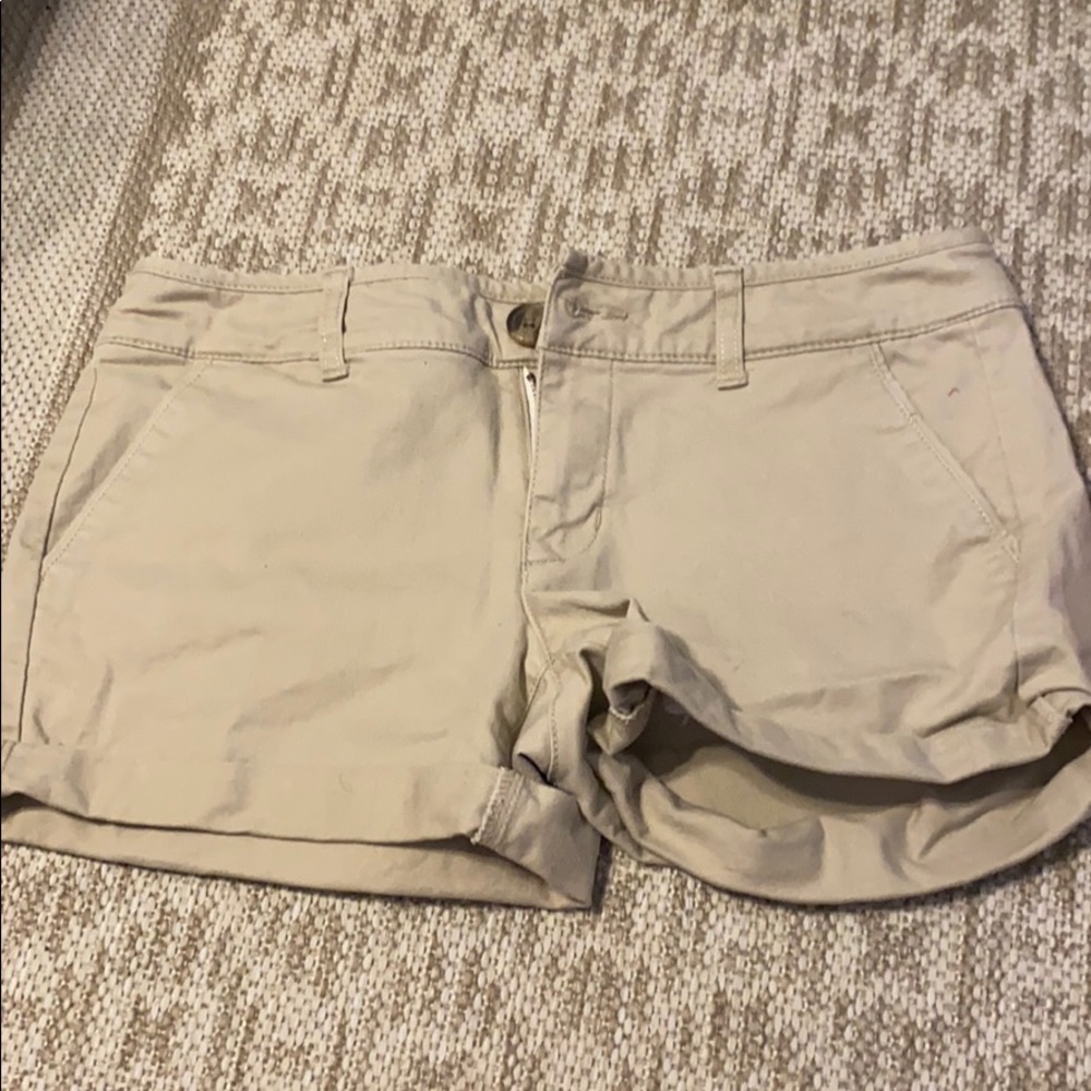 Tan American Eagle Size 4 Shorts